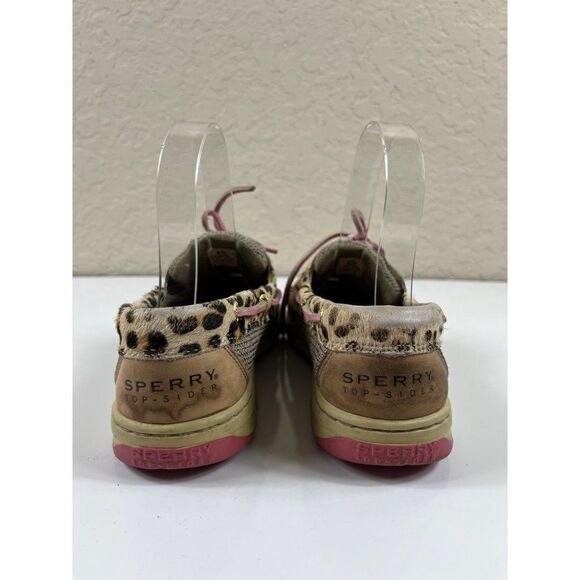 Sperry Top-Sider Bluefish Leopard Print Pony Hair Boat Shoes Women's Size 6M - Picture 4 of 10